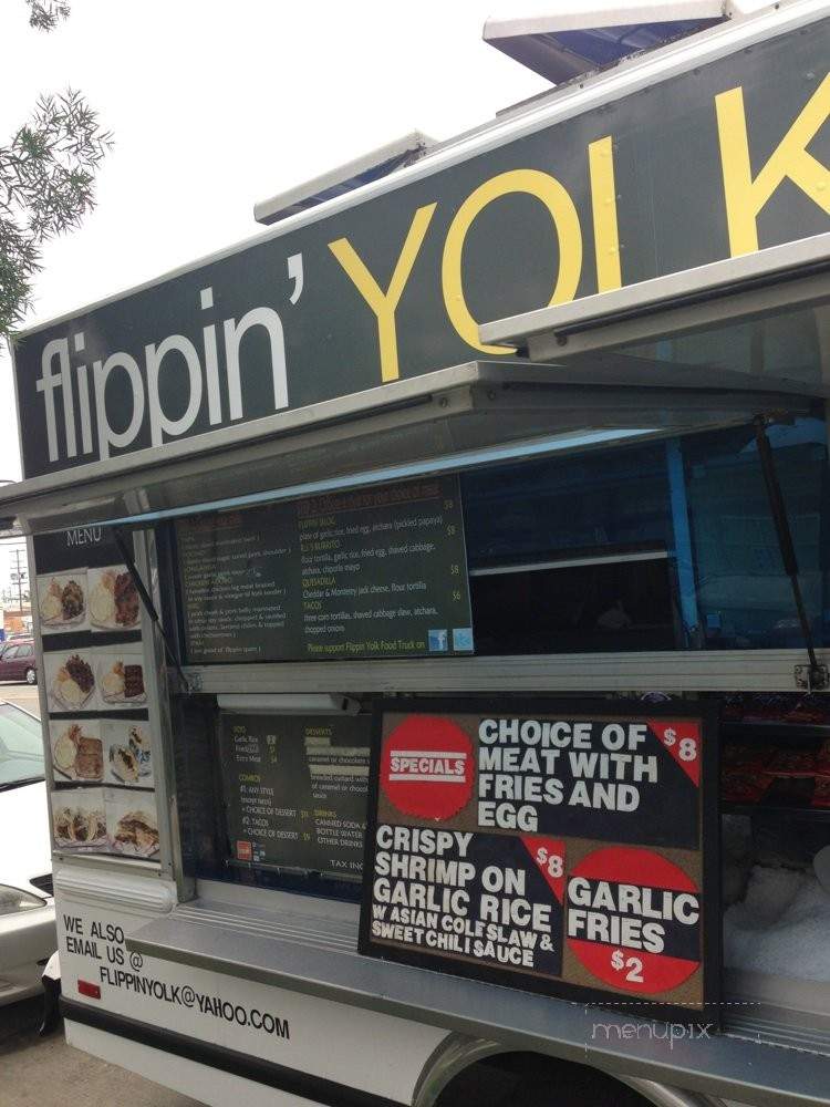 Flippin Yolk Truck - Los Angeles, CA menu_pic