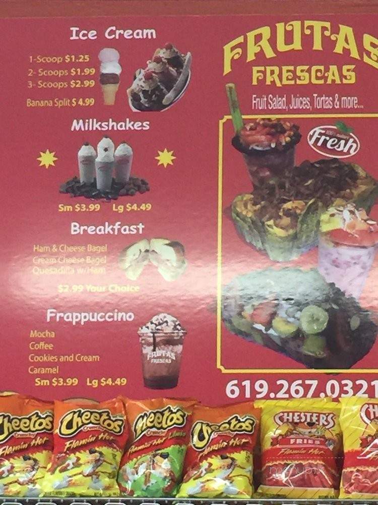 Frutas Frescas - Spring Valley, CA menu_pic