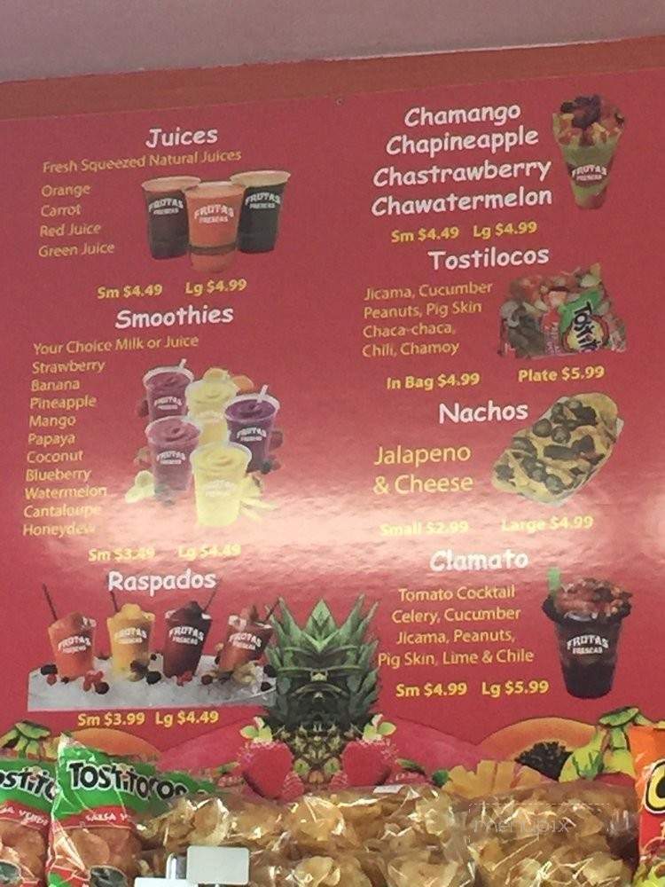 Frutas Frescas - Spring Valley, CA menu_pic