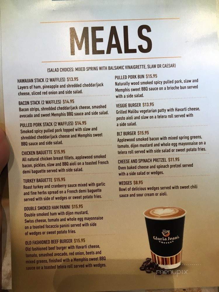 Gloria Jean's Hawaii - Honolulu, HI menu_pic