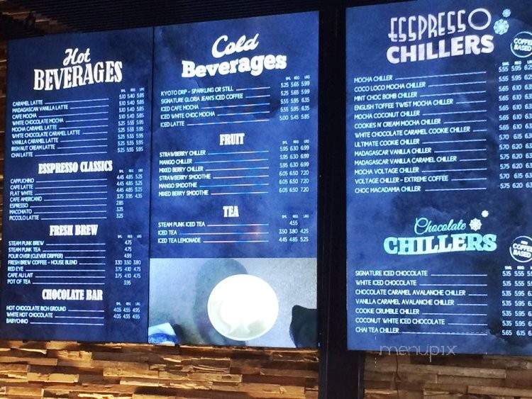 Gloria Jean's Hawaii - Honolulu, HI menu_pic