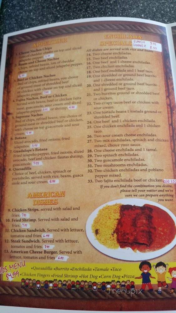 Guadalupe's - Edmond, OK menu_pic