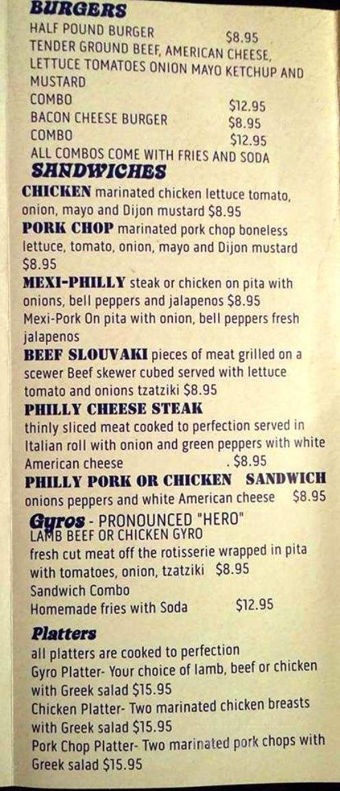 Harry the Greek - New Town, ND menu_pic