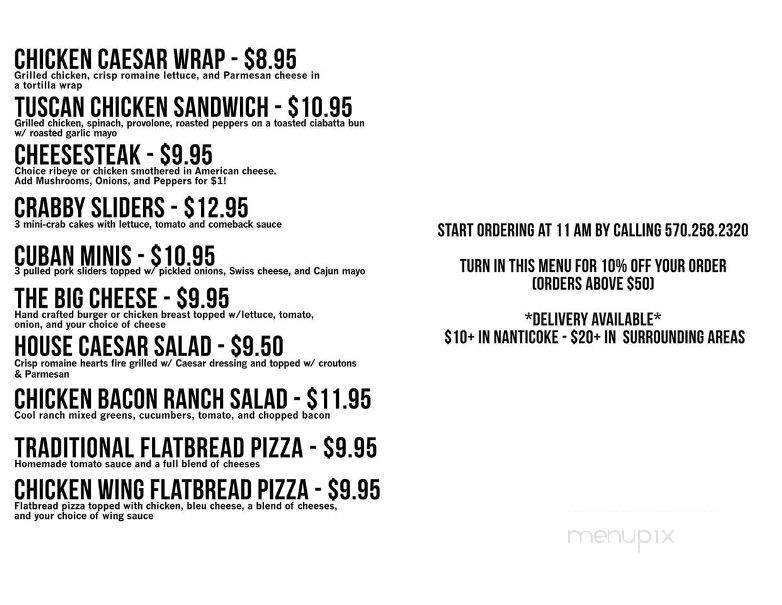 Hooligans Restaurant & Pub - Nanticoke, PA menu_pic