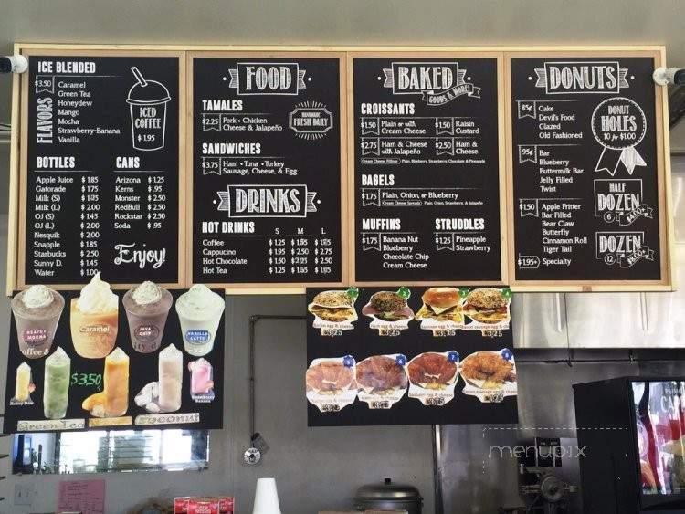 Hot Donuts - Anaheim, CA menu_pic