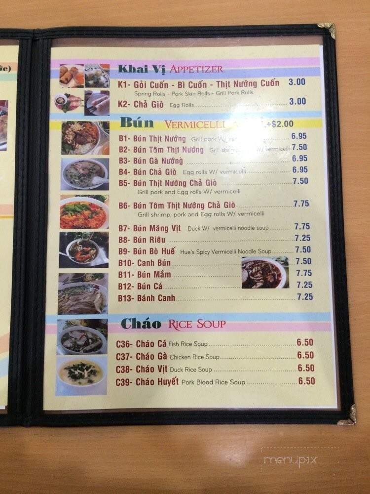 Hu Tieu My Tho - Carrollton, TX menu_pic