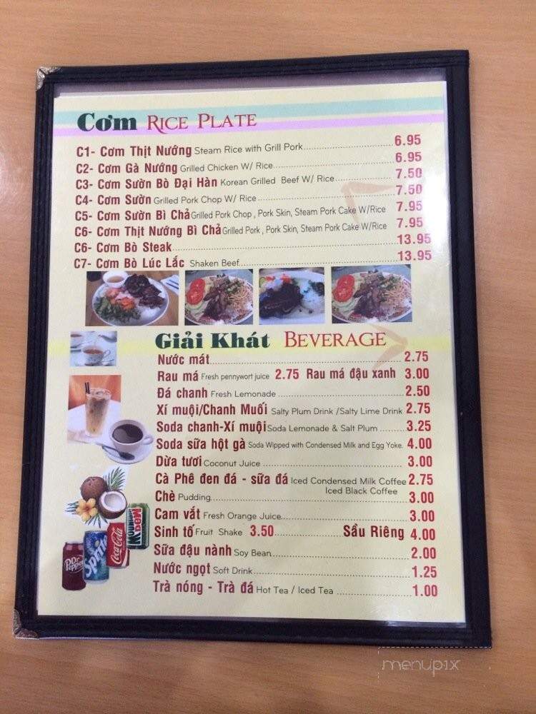 Hu Tieu My Tho - Carrollton, TX menu_pic