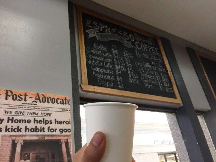 I45 Coffee - Whittier, CA menu_pic