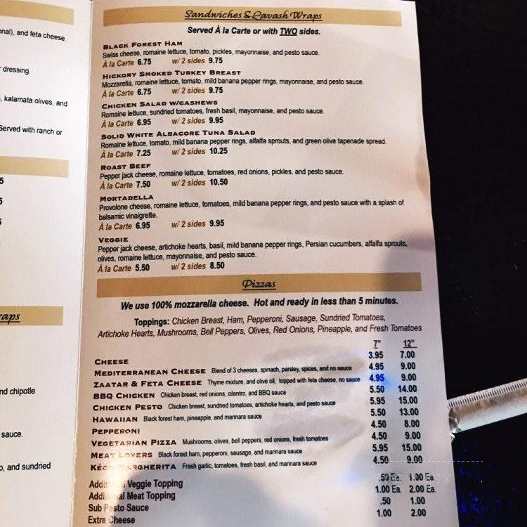 Kech Cafe South Bay - Torrance, CA menu_pic