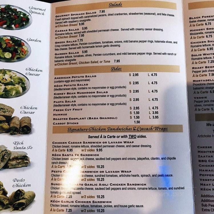 Kech Cafe South Bay - Torrance, CA menu_pic