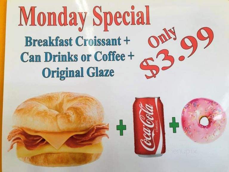 King Donut - Morristown, TN menu_pic