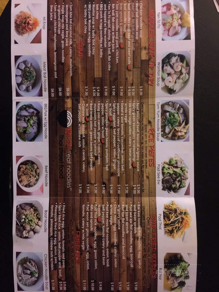 Kin Sen eat noodles - Studio City, CA menu_pic