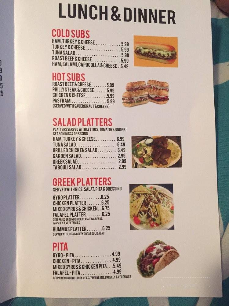 Kitchen Way Gyro Deli - Murfreesboro, TN menu_pic