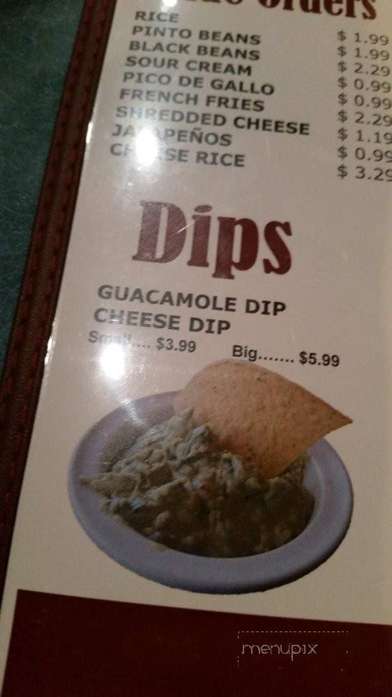 Los Sauces Mexican Restaurant - Kansas City, MO menu_pic