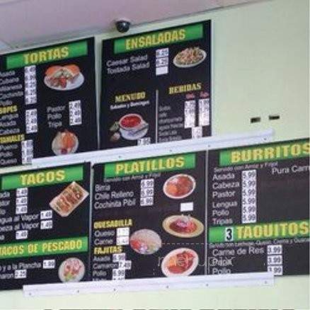 Marino's Tacos - Irwindale, CA menu_pic