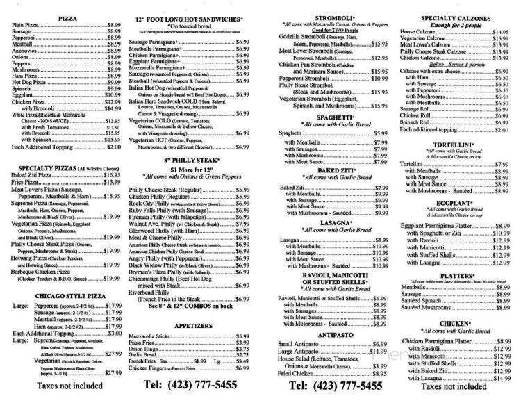 Mr Philly - Chattanooga, TN menu_pic