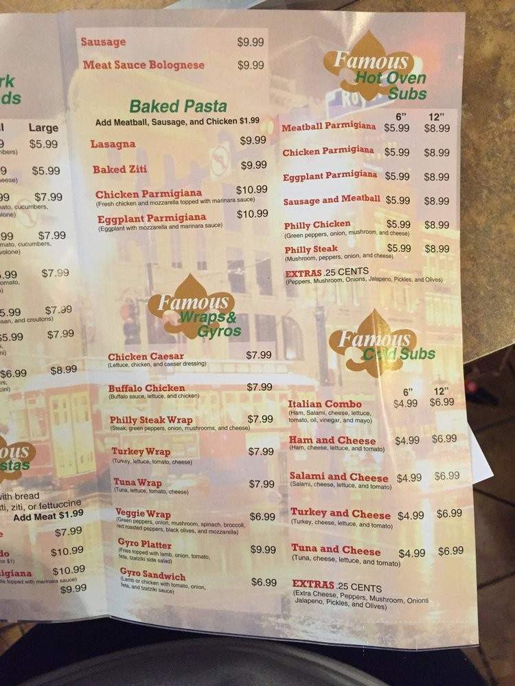 New York Famous Pizza - Jefferson, LA menu_pic