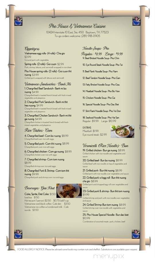 Featured image of post How to Make Pho House Baytown Menu