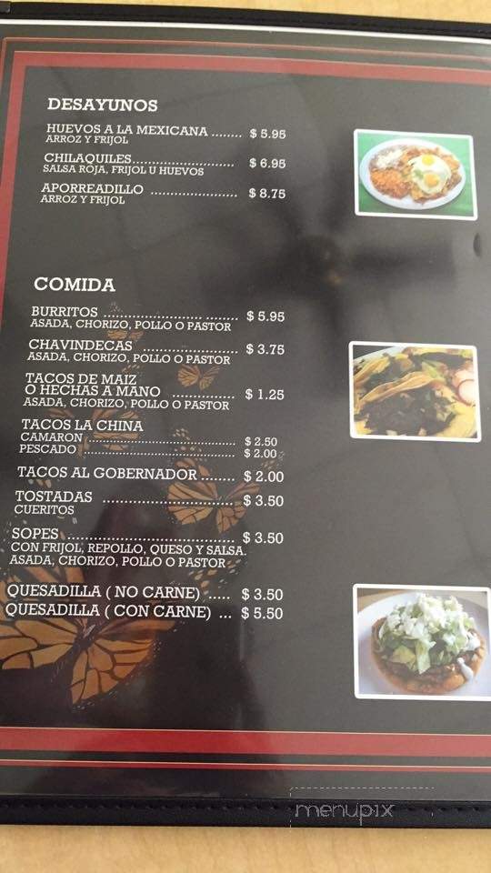Restaurante Las Michoacanas - South Gate, CA menu_pic