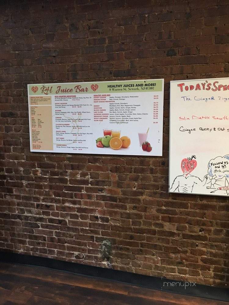 RH Juice Bar - Newark, NJ menu_pic