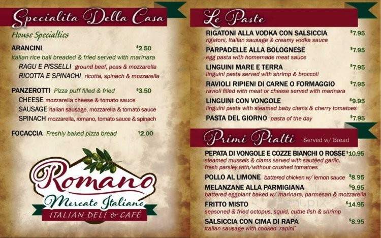 Romano Mercato Italiano - Saint Charles, IL menu_pic