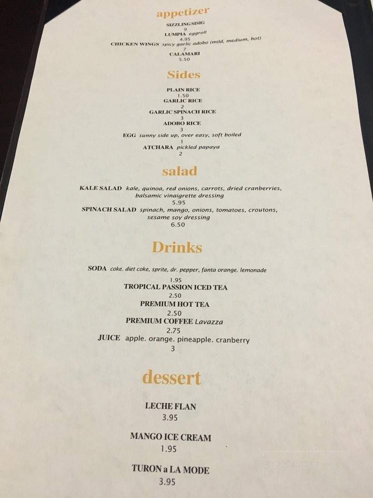 Silog - Torrance, CA menu_pic