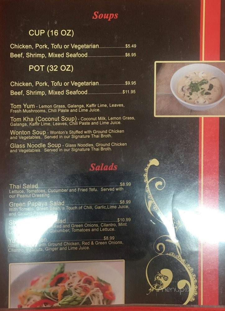 Sue Thai Om - San Marcos, CA menu_pic