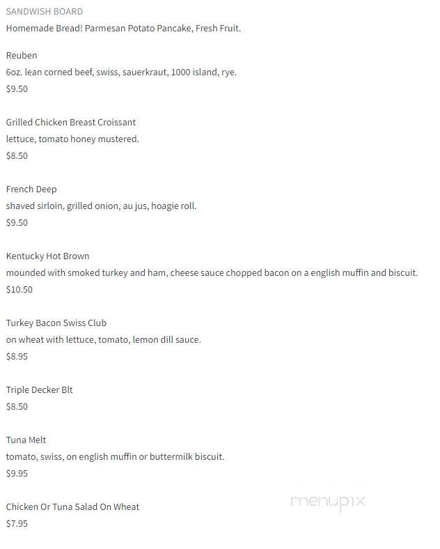 Susie's Skillet - Walbridge, OH menu_pic
