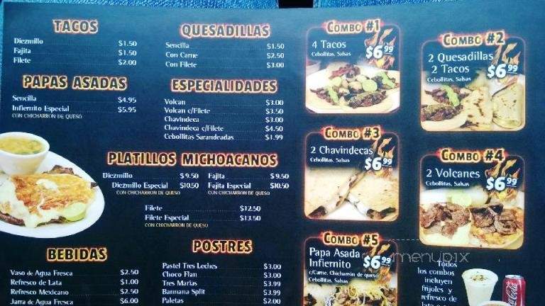 Taqueria El Infiernito - McAllen, TX menu_pic