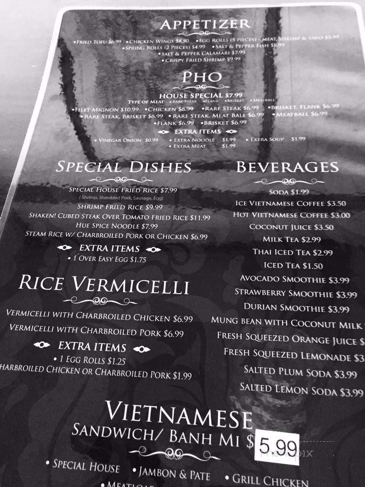 Taste of Viet - Harbor City, CA menu_pic