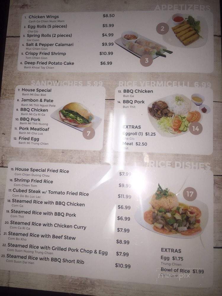 Taste of Viet - Harbor City, CA menu_pic