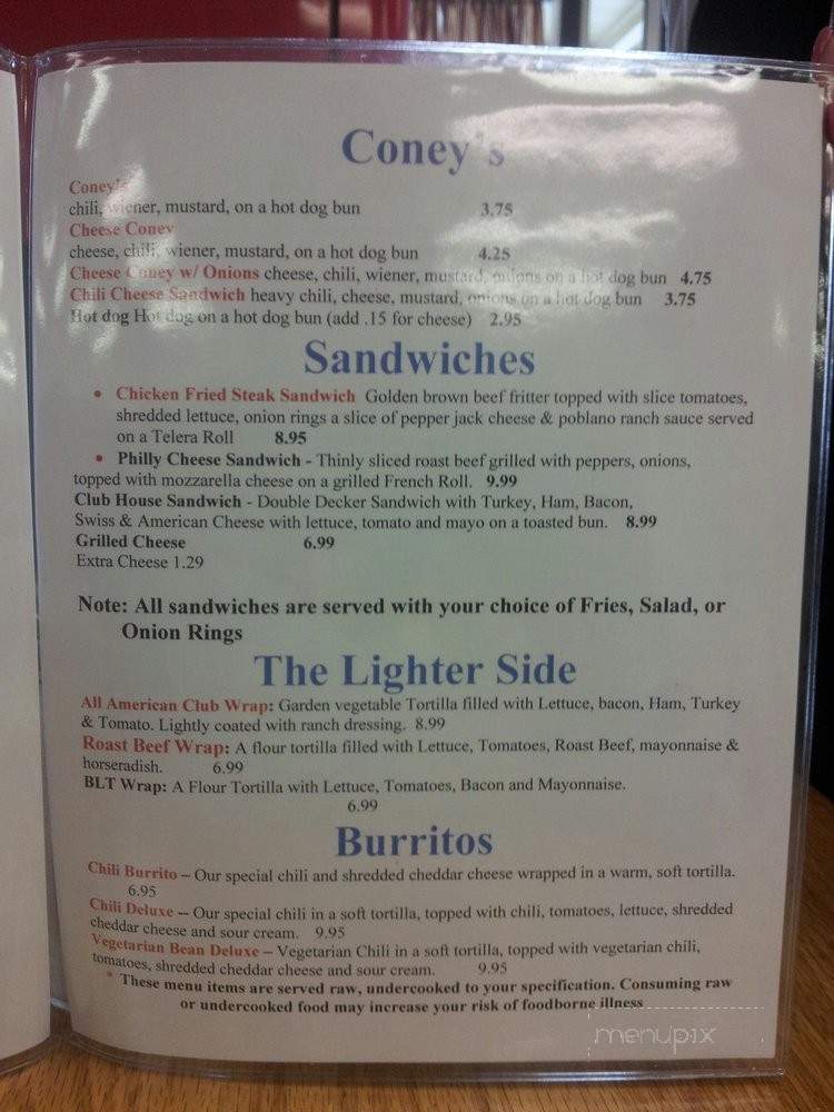 The Chili Parlor - Tacoma, WA menu_pic
