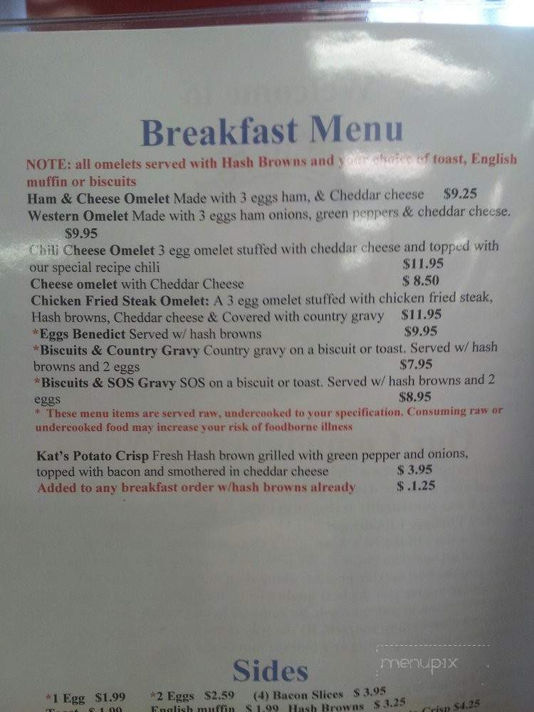 The Chili Parlor - Tacoma, WA menu_pic