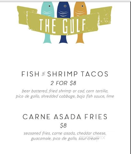 The Gulf - Seattle, WA menu_pic
