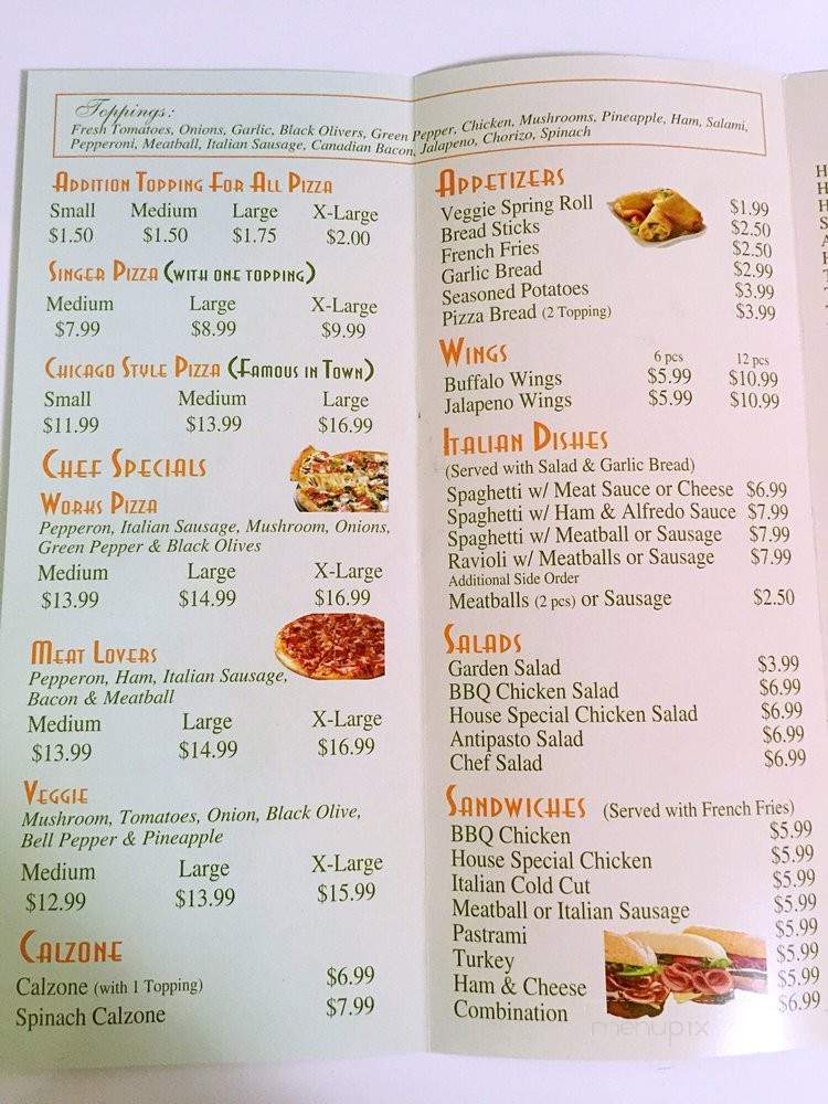 The One BBQ & Pizza - El Monte, CA menu_pic