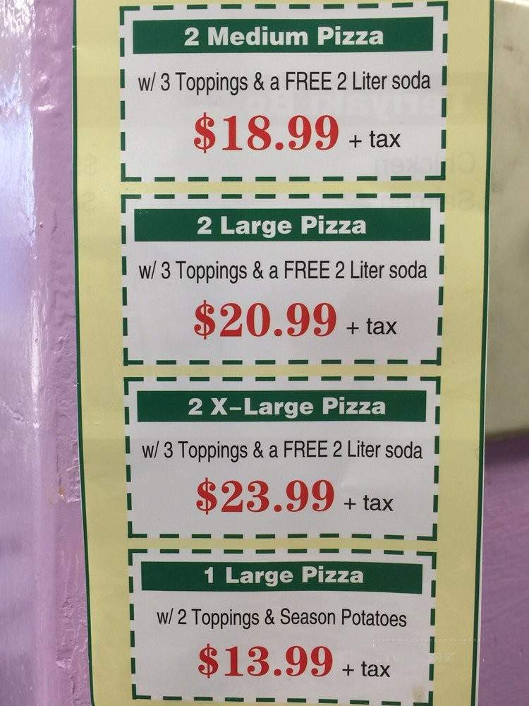 The One BBQ & Pizza - El Monte, CA menu_pic