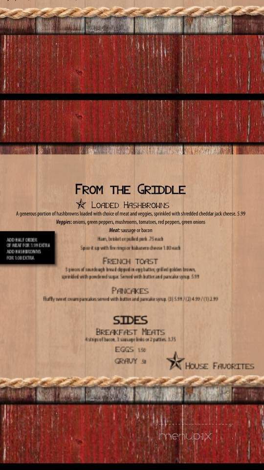 The Rib Cage - Council, ID menu_pic