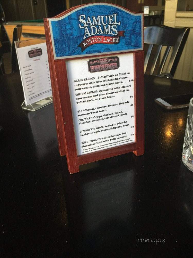 The Winchester - Milwaukee, WI menu_pic