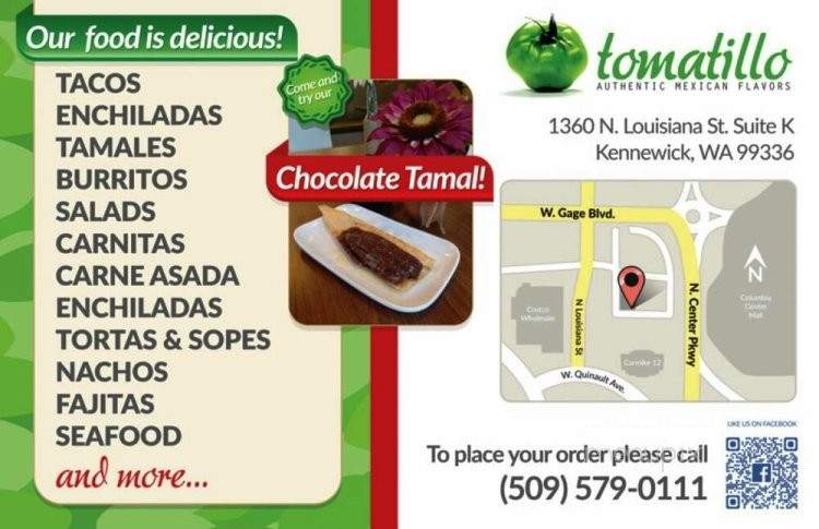 Tomatillo - Kennewick, WA menu_pic