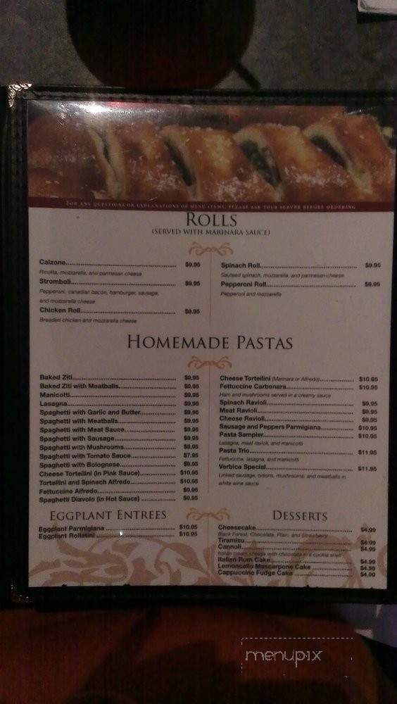 Toscana - Fort Smith, AR menu_pic