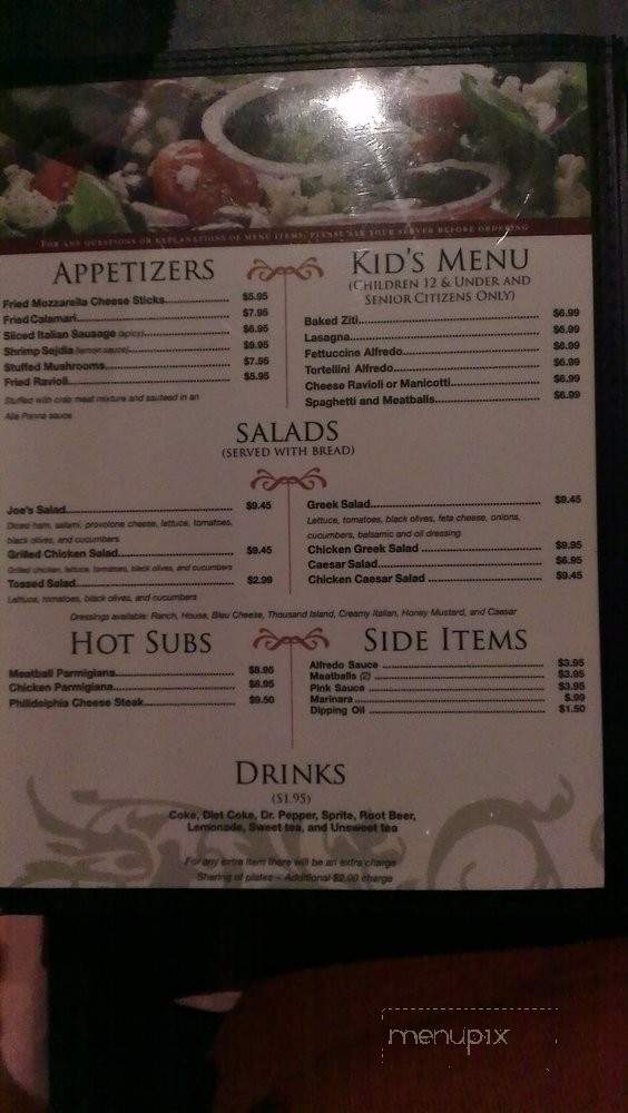 Toscana - Fort Smith, AR menu_pic