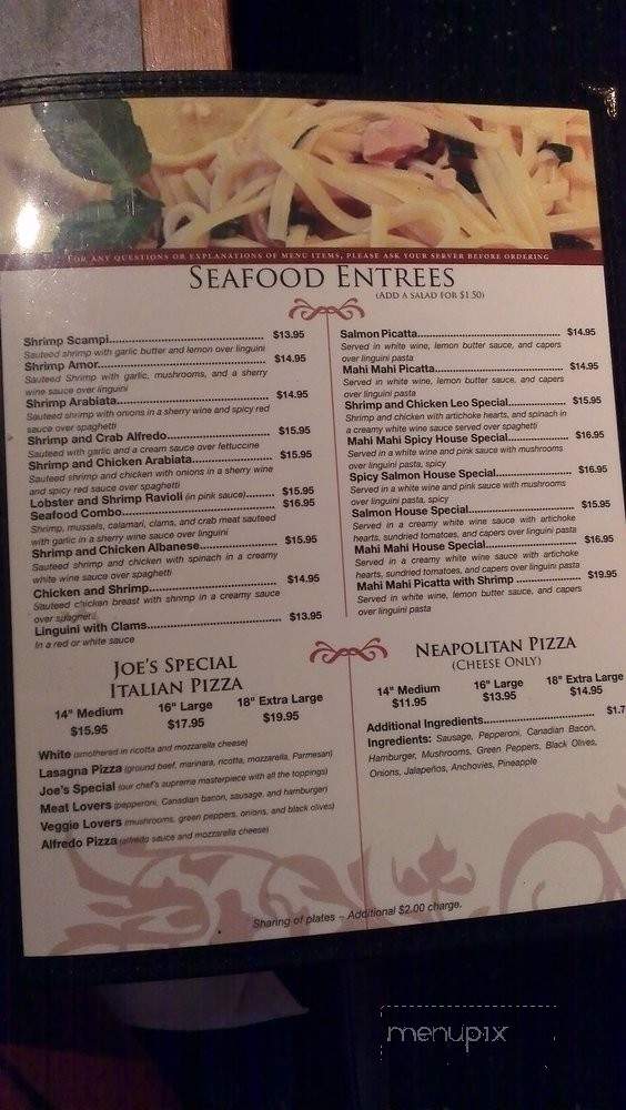 Toscana - Fort Smith, AR menu_pic