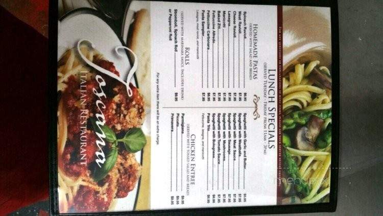 Toscana - Fort Smith, AR menu_pic