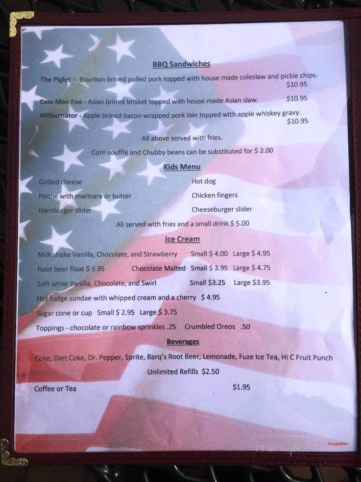 Uncle Chubby's Grill - West Milford, NJ menu_pic