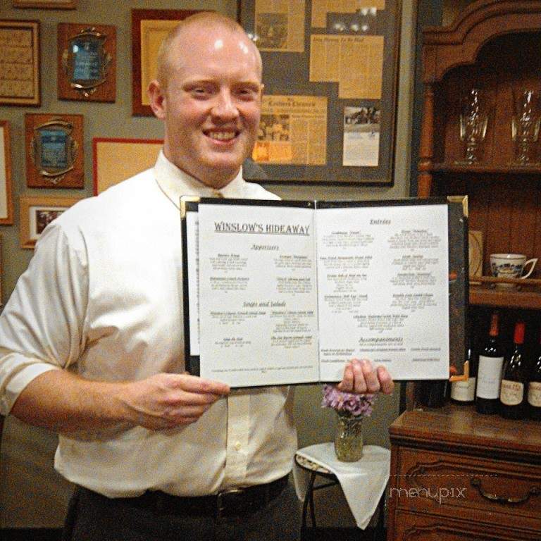 Winslow's Hideaway - Cashiers, NC menu_pic