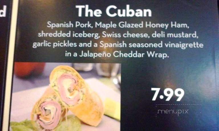 Wrap It Up - DeLand, FL menu_pic