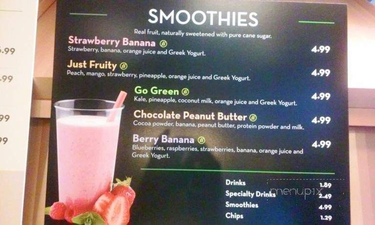 Wrap It Up - DeLand, FL menu_pic