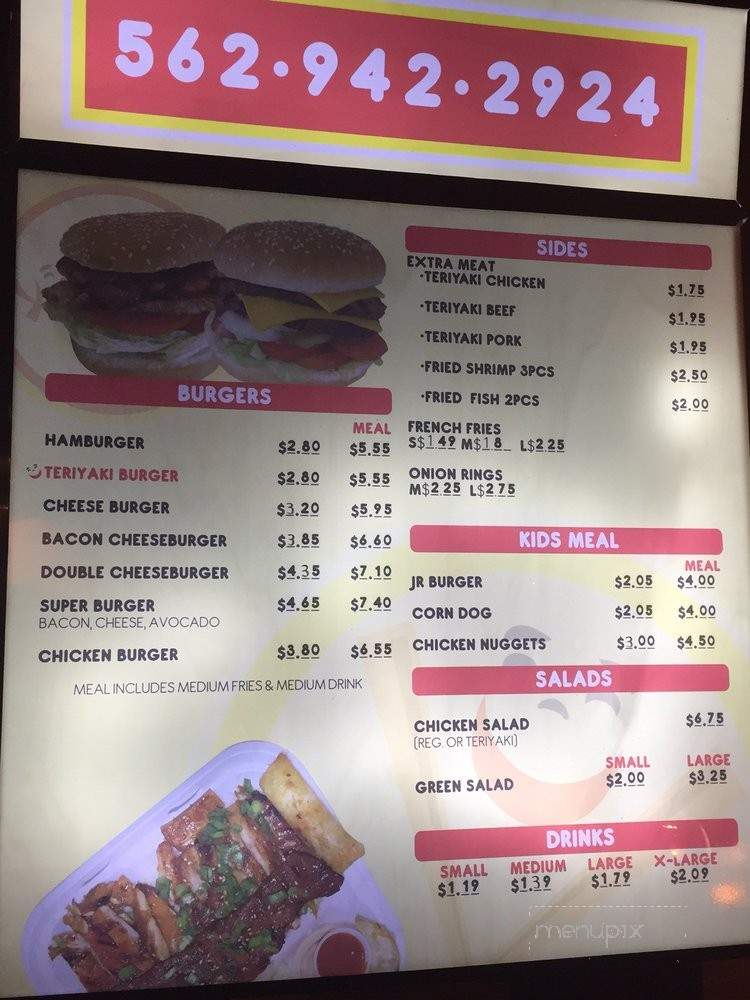 Yummi Teriyaki - Pico Rivera, CA menu_pic