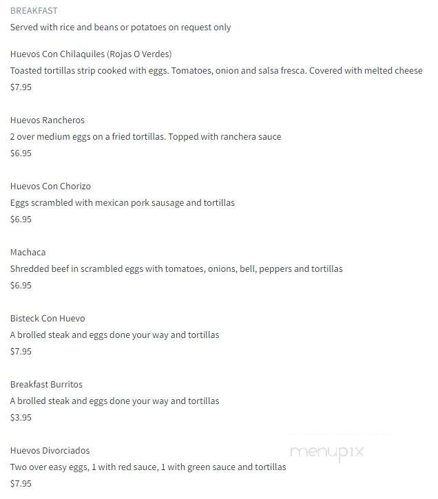 Adelita's Restaurant - Victorville, CA menu_pic