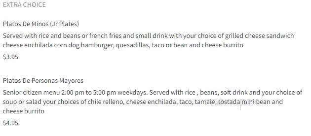 Adelita's Restaurant - Victorville, CA menu_pic